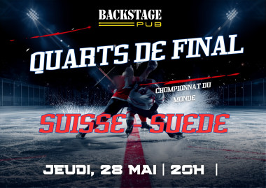 quarts de final SUISSE - SUEDE